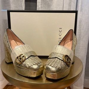 Gucci Marmont Platform Heel
